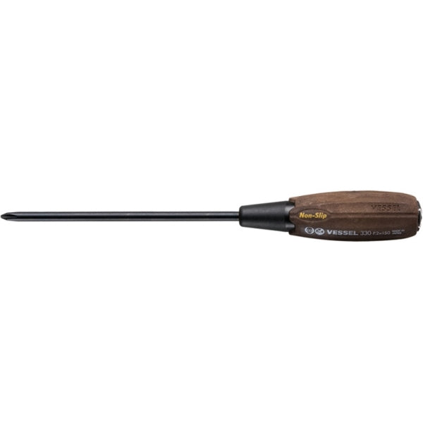 VESSEL Non-Slip Striking Screwdriver 330-100A PH2x100mm, (+)