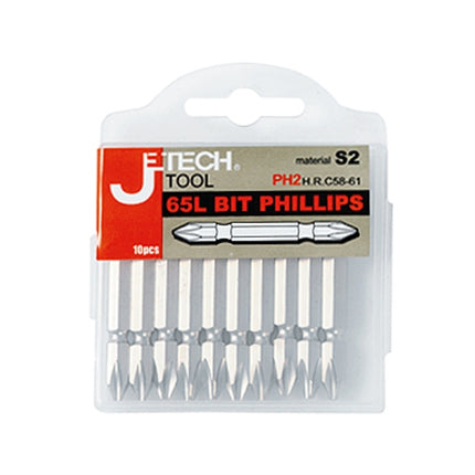 JETECH Screwdriver Bit, 10 Pcs per Pack PH2-065 6.35mm*65mm (x10 pack)