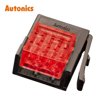 AUTONICS Sensor Connector, Wire-Mount Plug Socket, Red (Pack of 50) CNE-P04-RE