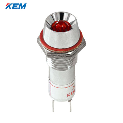 KEM KEM LED Indicator Light, Ø10mm, High-Brightness, AC110V, Red KLRAU-10A110R