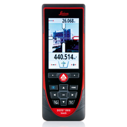 LEICA Laser Distance Meter, Touchscreen DISTO-D810 TOUCH