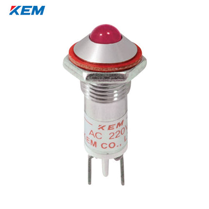 KEM KEM LED Indicator Light, Ø8, Standard-Brightness, AC110V, Red KLH-08A110R