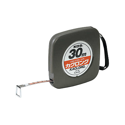KDS Steel Tape Measure, Capsule Type KL10-30BP 0.18T/30m*10mm