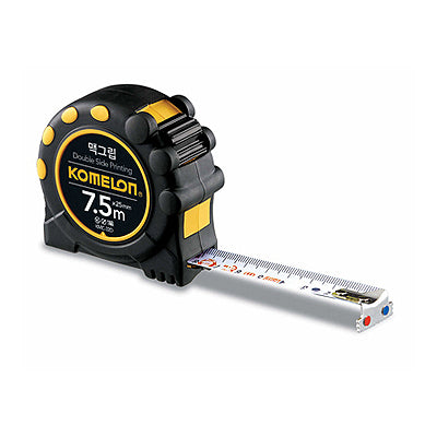 KOMELON Tape Measure, Mac Grip, Double-Sided KMC32D-75 7.5m×25mm