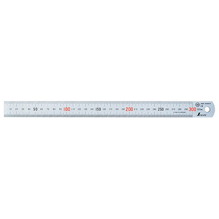 SHINWA Stainless Steel Rule, Matte, JIS1, Magnetic S-13528