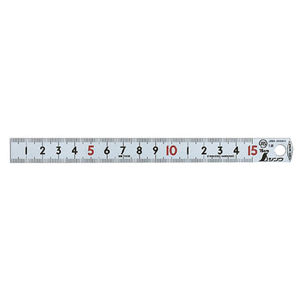 SHINWA Stainless Steel Rule, Matte, Pick-Up Scale (SUS420J2) S-13131 150mm (175mm*15mm/0.5T)