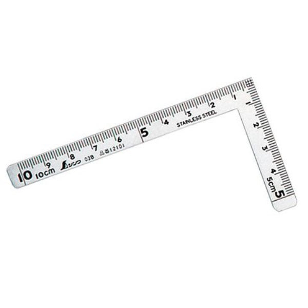 SHINWA Square, Compact, Stainless Steel S-12101 10*5cm/width10mm/thickness1.2T