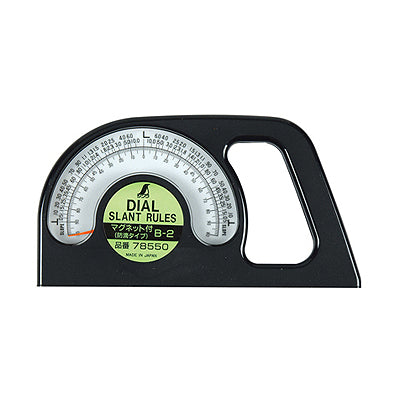SHINWA Precision Protractor, Dial Type S-78550