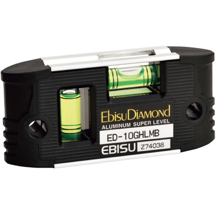 EBISU G. Handy Magnetic Level, Black ED-10GHLMB 100mm(4 ), 0.50mm/m
