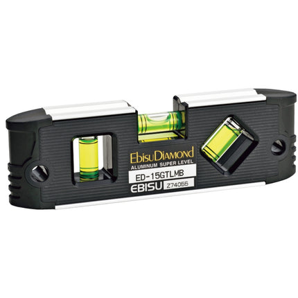 EBISU G. Handy Magnetic Level, Black ED-15GTLMB 150mm(6 ), 0.50mm/m