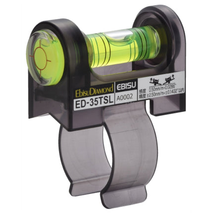 EBISU Handrail Level (Pipe) ED-35TSL 33.5*70*56mm, 0.50mm/m(0.0286º), pipe diameter 32~35mm