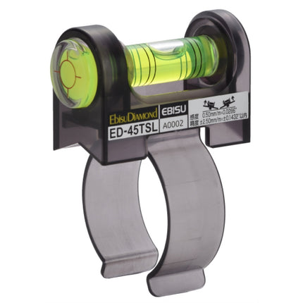 EBISU Handrail Level (Pipe) ED-45TSL 43.5*80*56mm, 0.50mm/m(0.0286º), pipe diameter 42~45mm