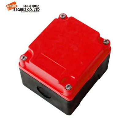 SEGIBIZ Push Button Box, Plastic, 1-Hole, Undrilled, 70 mm, Red SG-PB-000170R