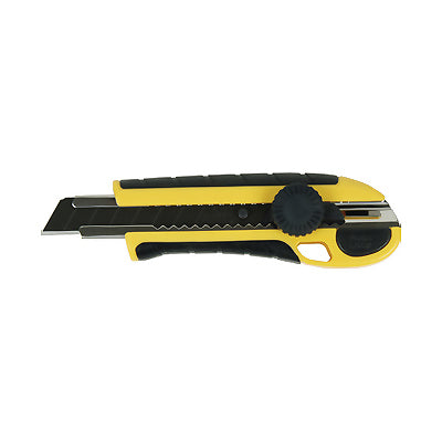 KDS Utility Knife, Screw-Lock, Rubber Grip L-23