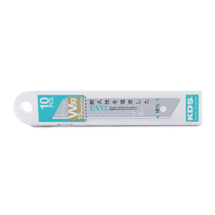 KDS Utility Knife Blade, Extra-Strong LB-10WZ 0.5T/100*18mm(15 compartments),10 pcs/pack