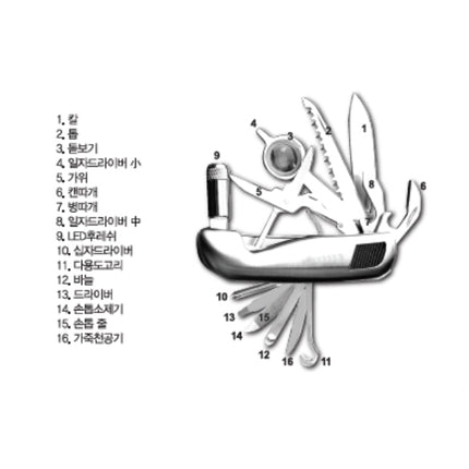 BESTO Multi-Tool, 16 Functions B-MT16
