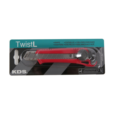 KDS Utility Knife, Screw-Lock L-19N 210*80*27mm(no built-in blade)