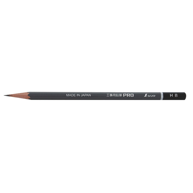 SHINWA Construction Pencil PRO-HB (3 Pcs) S-78519