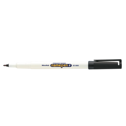 MONAMI Name Pen Permanent Marker, Medium, Black 1070001003