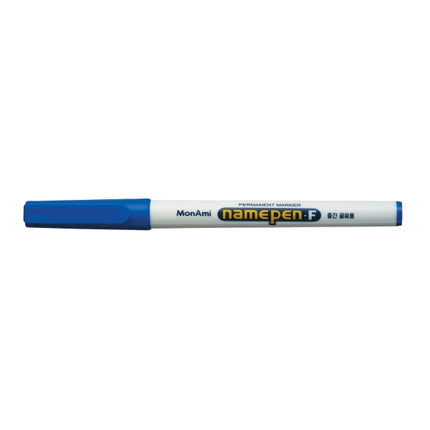MONAMI Name Pen Permanent Marker, Medium, Blue 1070001001