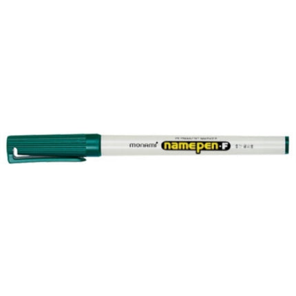 MONAMI Name Pen Permanent Marker, Medium, Green 1070001004