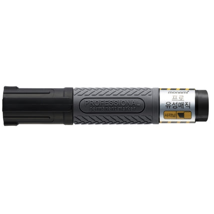 MONAMI Oil-Based Marker, Pro PRO-BLACK black/5~8mm/square nib (x12 pack)