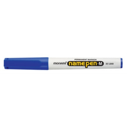 MONAMI Name Pen Permanent Marker, Bold, Blue NAMEPEN-M