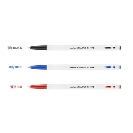 MUNHWA Ballpoint Pen, Red 389-5535