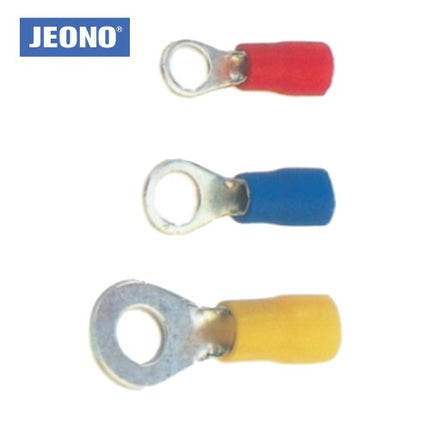 JEONO Crimp Terminal, Insulated (Pack of 500), Red, JOPT 10 Series