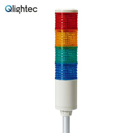 QLIGHT Signal Tower Light, LED, 4-Tier, DC24V ST56EL-4
