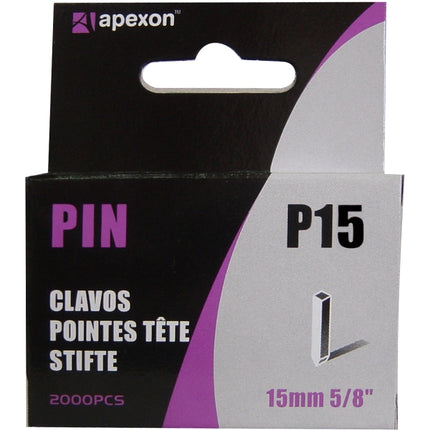APEXON Straight Pin P15 15mm