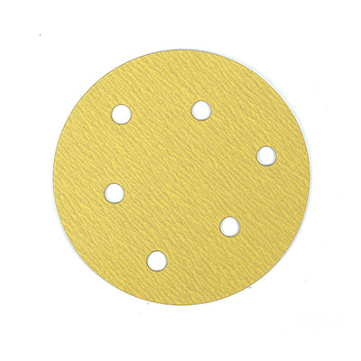 DEERFOS Dust Extraction Sandpaper, Adhesive Type, 6-Hole DA367 5"-#80 (x100 pack)