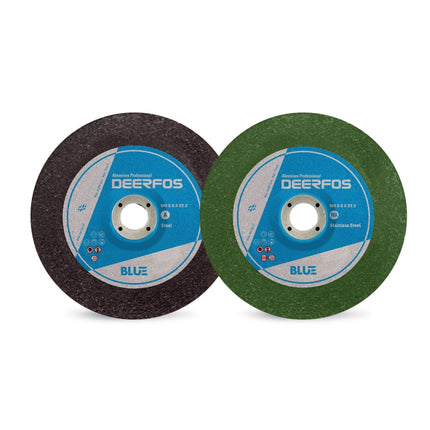 DEERFOS Depressed Center Grinding Wheel, BLUE, WA Type, 7" DEER-GW78WA