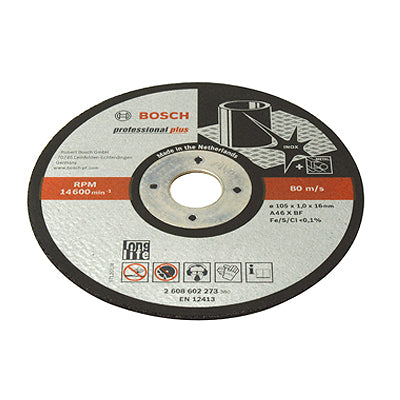 BOSCH Grinding Wheel (7") 2608602268 180X22.2X3.0 METAL