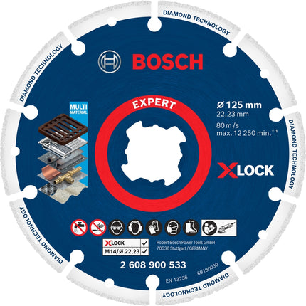 BOSCH EXPERT Diamond Metal Wheel (5) (X-LOCK) 2608900533