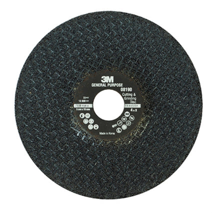 3M Double-Sided Depressed Center Wheel, Green 3M