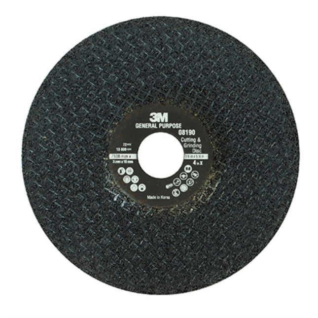 3M Double-Sided Depressed Center Wheel, Green 3M