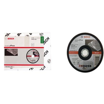 BOSCH Cut-Off Wheel (4") for Stainless Steel, 100 pcs (Box) 2608601263