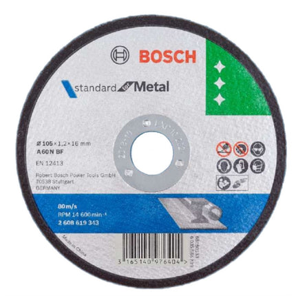 BOSCH Cut-Off Wheel 343 (4") 2608619343