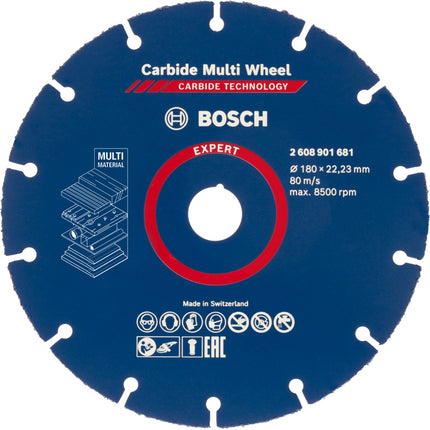 BOSCH EXPERT Carbide Multi Wheel (7) 2608901681