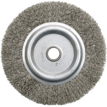 INWOO Round Wire Brush, Stainless 0.17mm WB-08-8/8-IW 8"×1" (x20 pack)