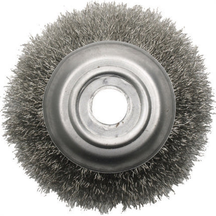 INWOO Half Cup Wire Brush, Stainless 0.30mm HCB-04-5/8-IW