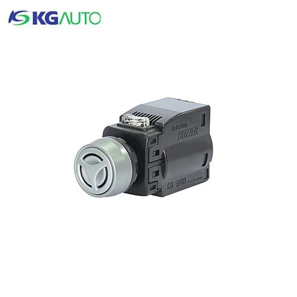 KG AUTO Electronic Buzzer, Aluminum, Protruding, Ø22mm, AC110V/220V KGB-HD2B