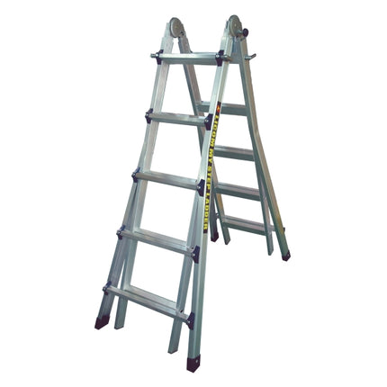 BESTO A-Frame 2-Section Multi-Purpose LS Ladder LS-43 3steps/standard:1100mm/2-section extended:1600mm/extended straight:3300mm/11kg