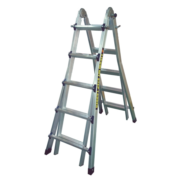 BESTO A-Frame 2-Section Multi-Purpose LS Ladder LS-43 3steps/standard:1100mm/2-section extended:1600mm/extended straight:3300mm/11kg