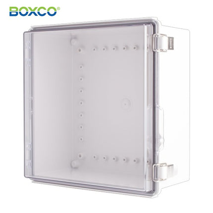 BOXCO Terminal Box, Plastic Enclosure, Hinge Type, ABS, Transparent Cover BC-ATP-303015
