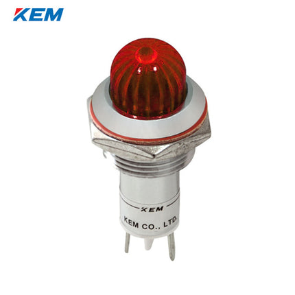 KEM KEM LED Indicator Light, Ø16mm, High-Brightness, DC24V, Red KLCRAU-16D24R