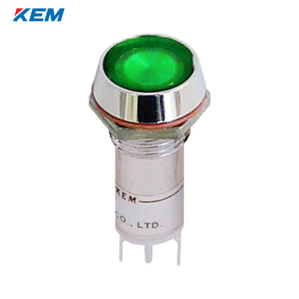 KEM KEM LED Indicator Light, Ø12mm, High-Brightness, AC220V, Green KLEU-12A220G