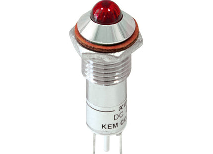 KEM KEM LED Indicator Light, Ø10mm, High-Brightness, AC110V, Red KLHRAU-10A110-R