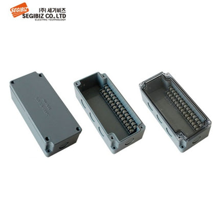 SEGIBIZ Terminal Box, Plastic Pin Box, Gray SG-TB-15PTG